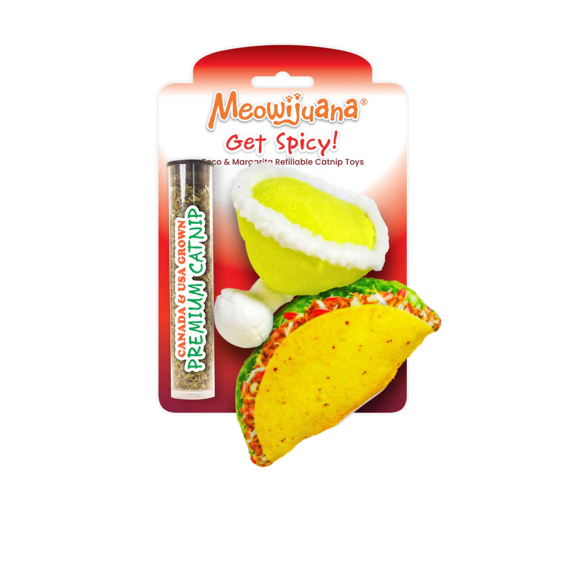 Meowijuana - Get Spicy Taco Margarita Catnip Toy