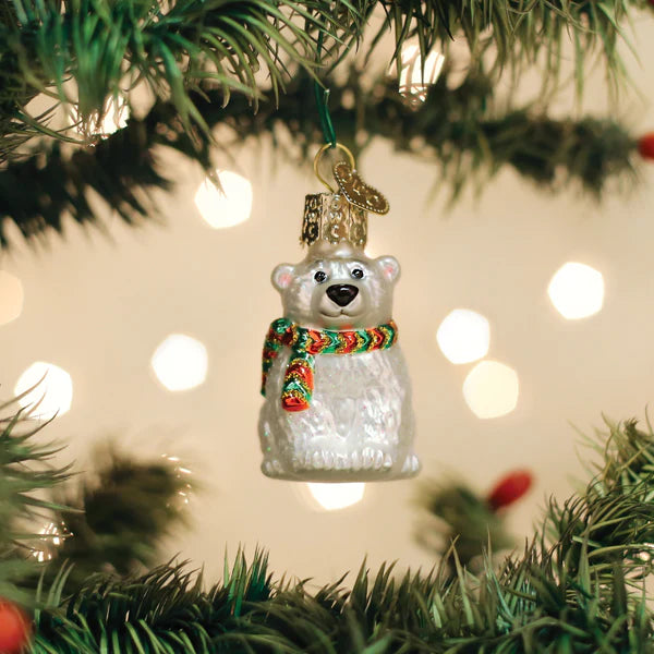 Old World Christmas - Mini Polar Bear Ornament