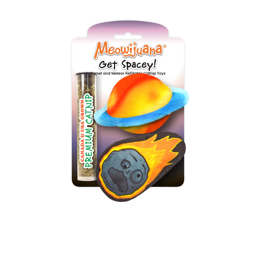 Meowijuana - Get Spacey Planet & Meteor Catnip Toy