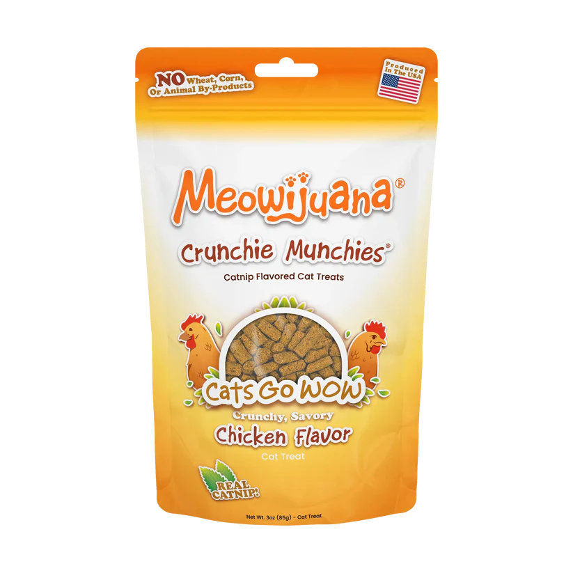 Meowijuana - Crunchie Munchies Chicken & Catnip Treats