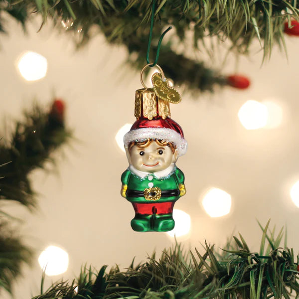 Old World Christmas - Mini Elf Ornament