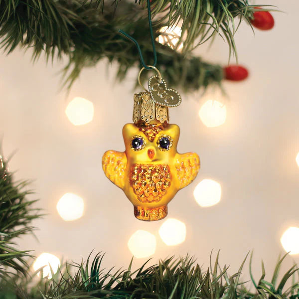 Old World Christmas - Mini Halloween Owl Ornament