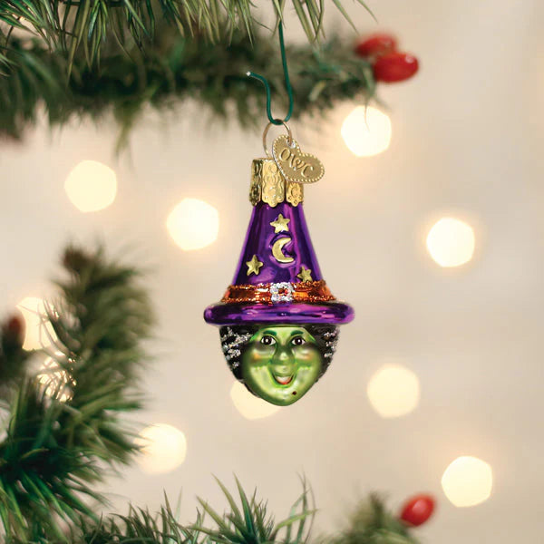 Old World Christmas - Mini Witch Head Ornament