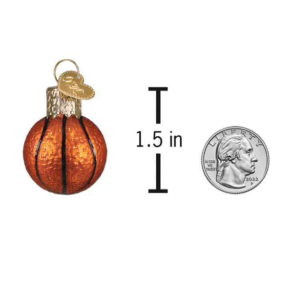 Old World Christmas - Mini Basketball Ornament