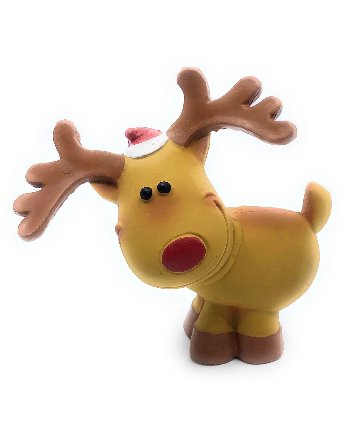 Dog Toy Rudolph the Reindeer Rubber