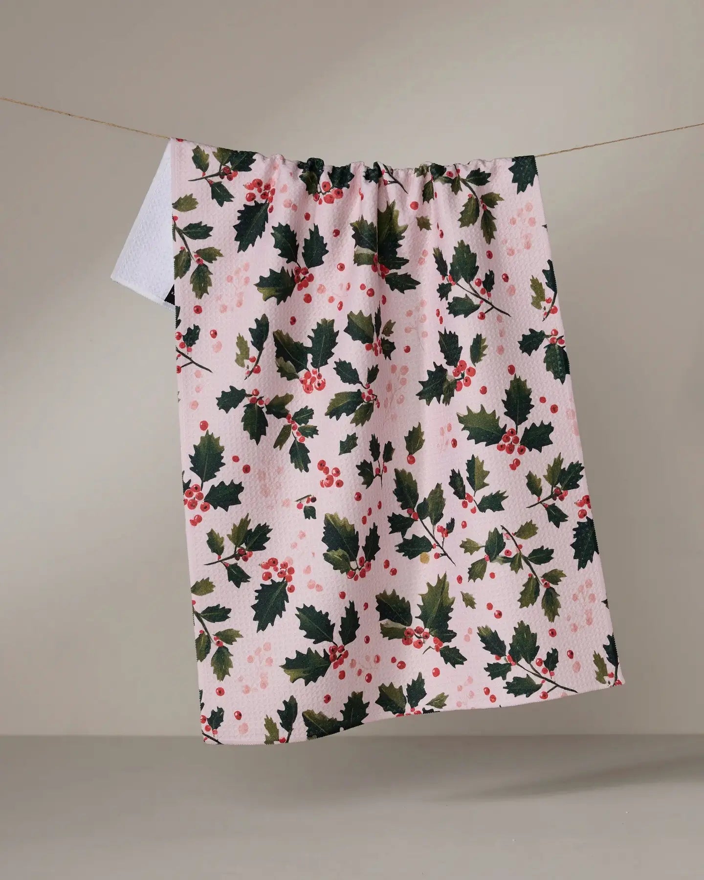 Geometry - Tea Towel Blushberry