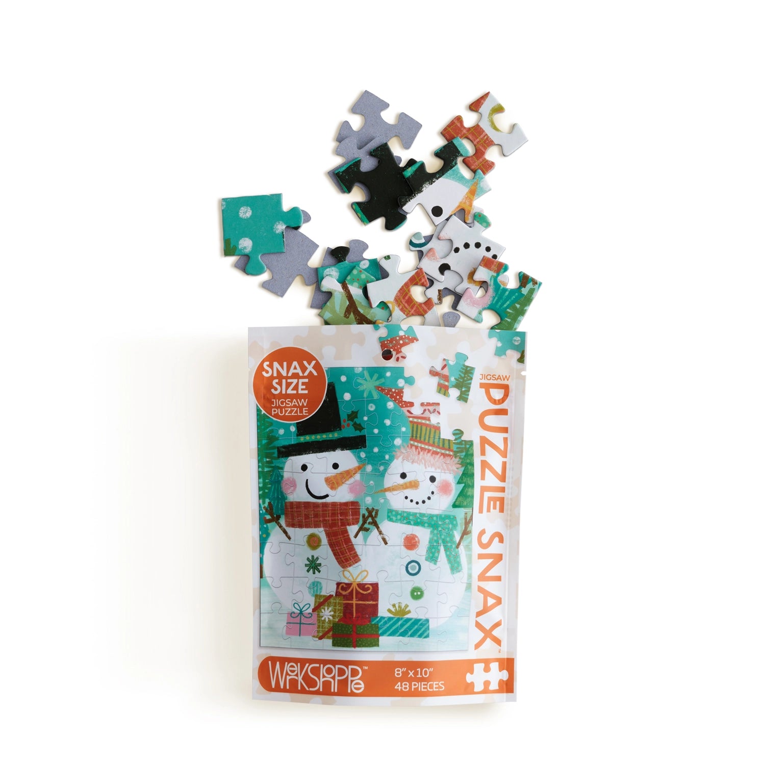 Puzzle Snowmen Gift Exchange