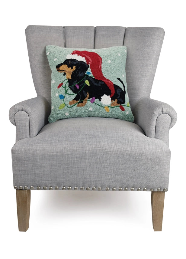 Peking Handicraft - Pillow Christmas Dachshund