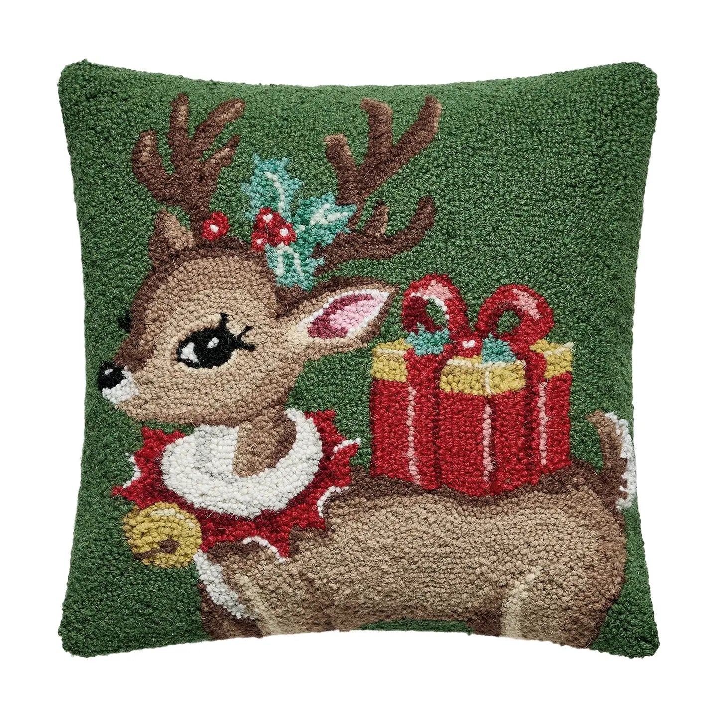Peking Handicraft - Pillow Hook Reindeer With Present