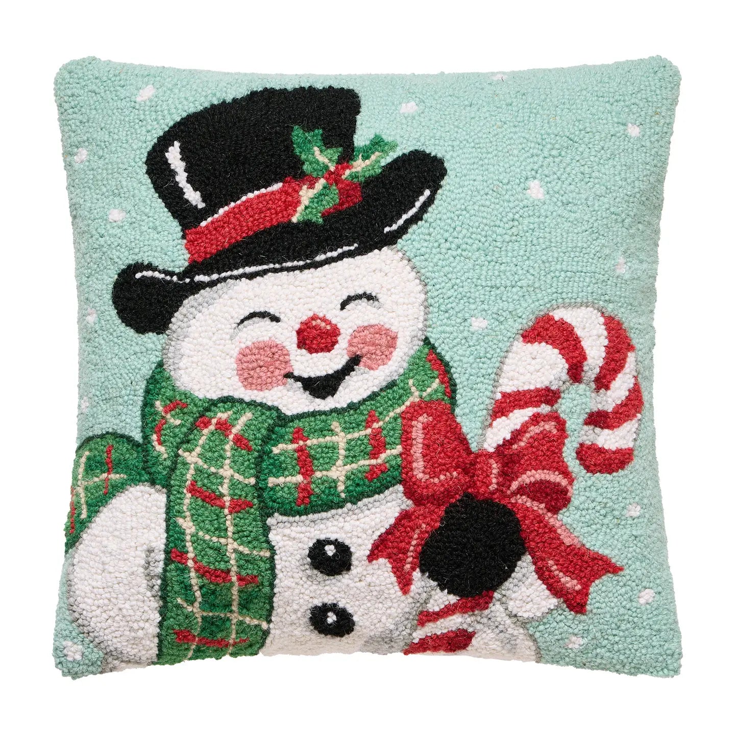 Peking HandiCraft - Pillow Hook Smiling Snowman