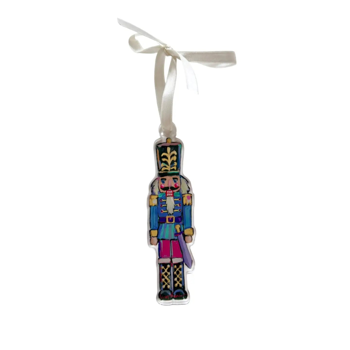 Chelsea McShane Art - Ornament Nutcracker Blue