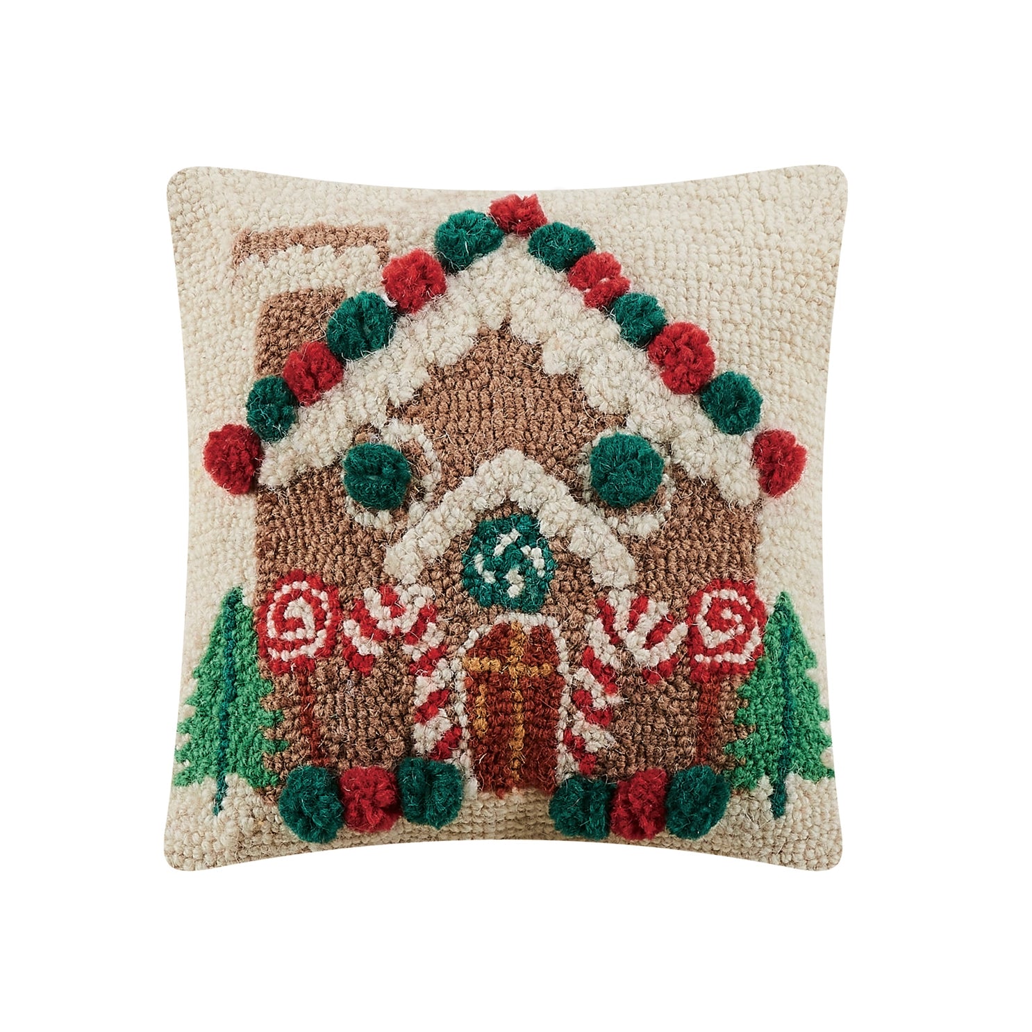 Peking Handicraft Pillow Gingerbread House