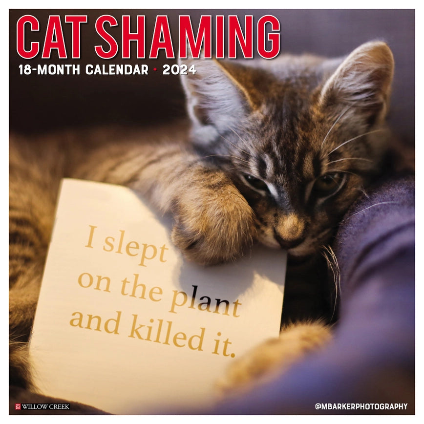 2024 Cat Shaming Calendar