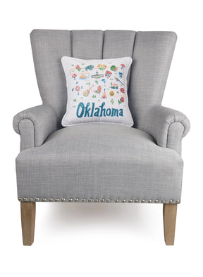 Pillow Oklahoma Embroidered