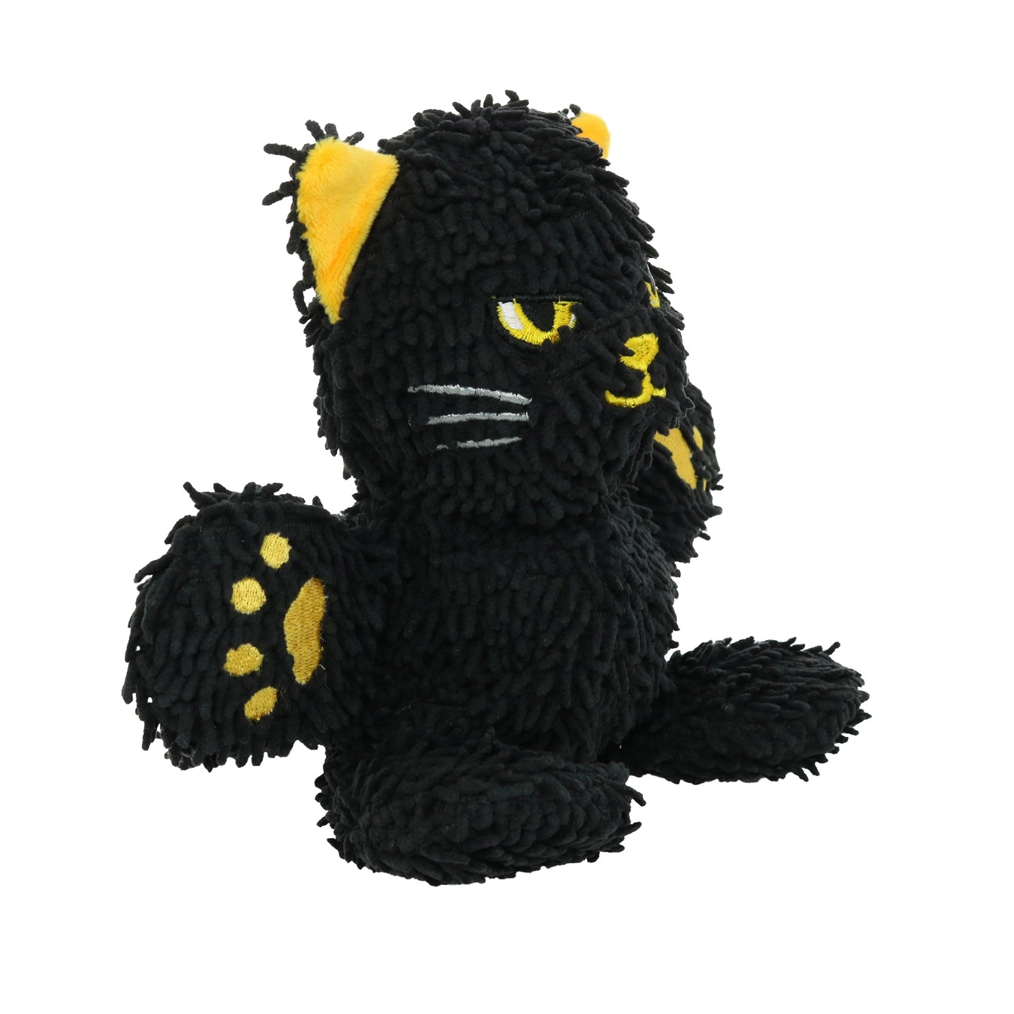 Tuffy Dog Toys - Mighty Microfiber Ball Black Cat