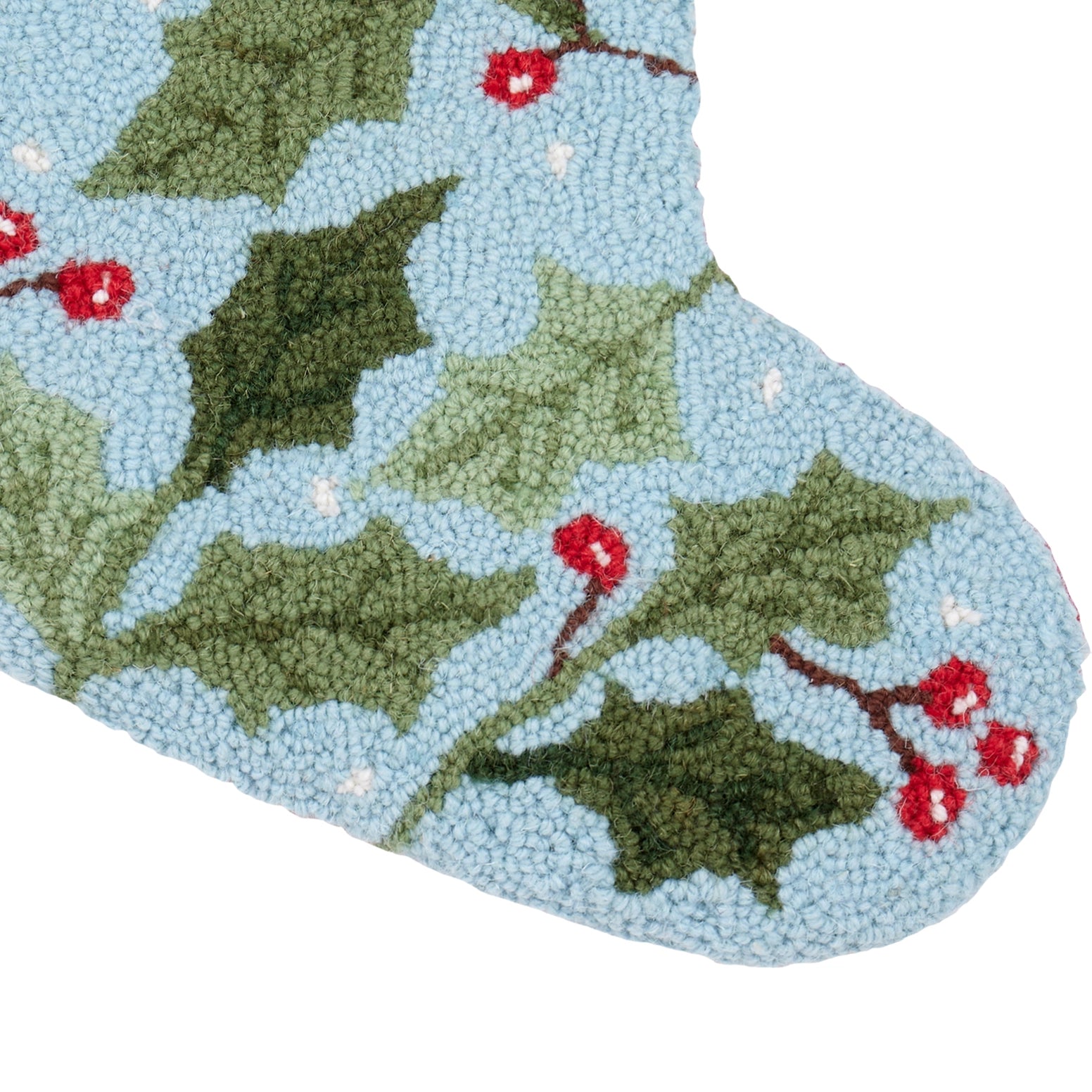 Peking HandiCraft - Stocking Holly With Tassel & Pom Pom