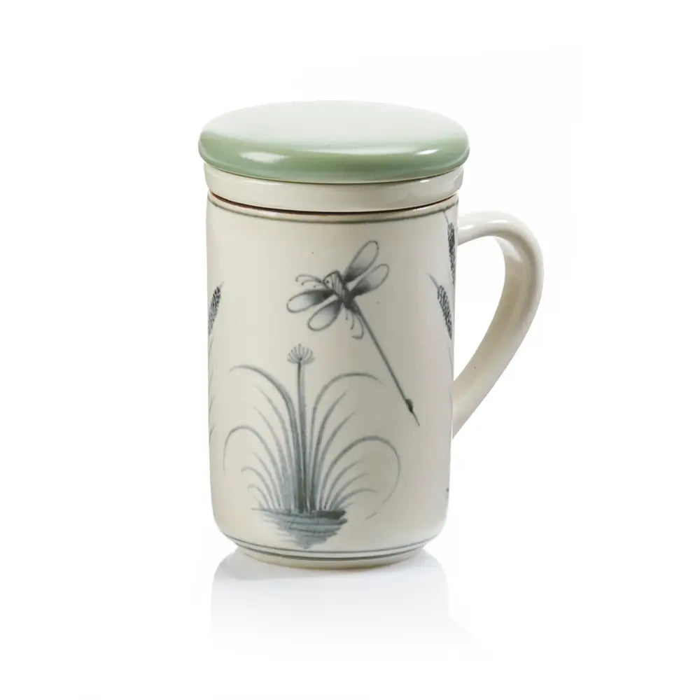 Dragonfly Tea Infuser Mug