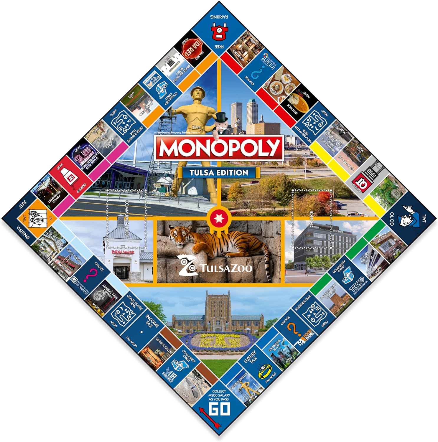 Monopoly Tulsa Edition Board Game