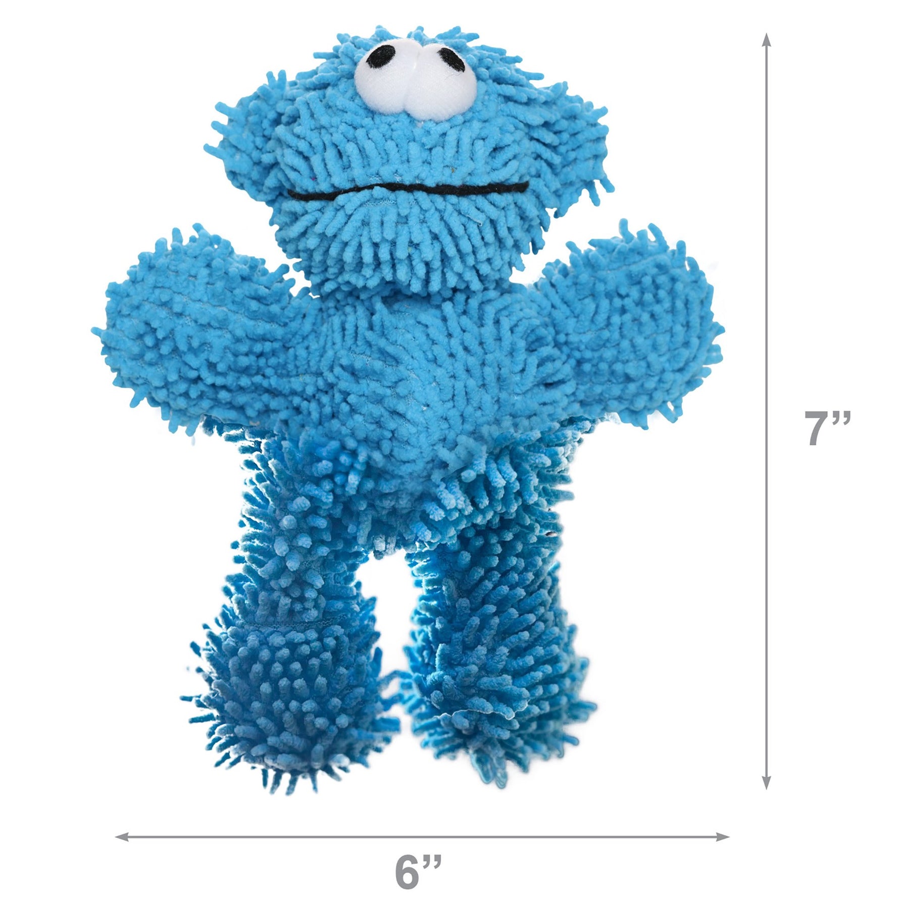 Tuffy Dog Toys - Mighty Jr Microfiber Ball Monster Squeaky Durable Toy