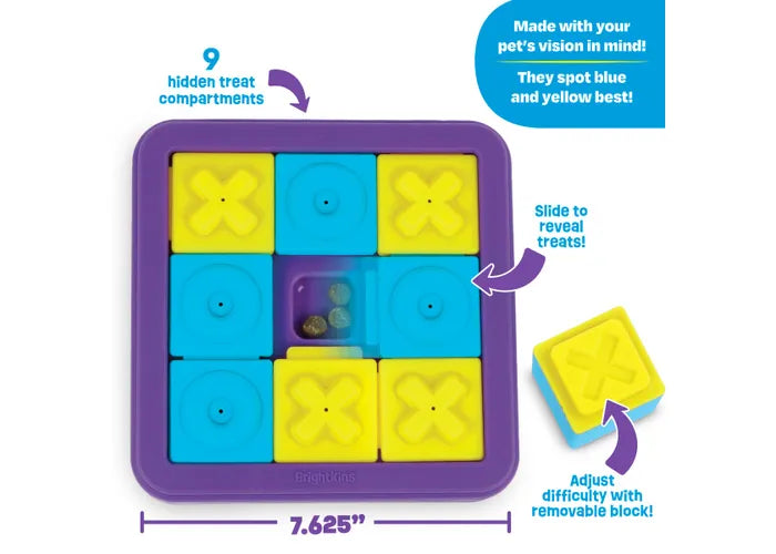 Brightkins Tic-Tac-Toe Treat Puzzle