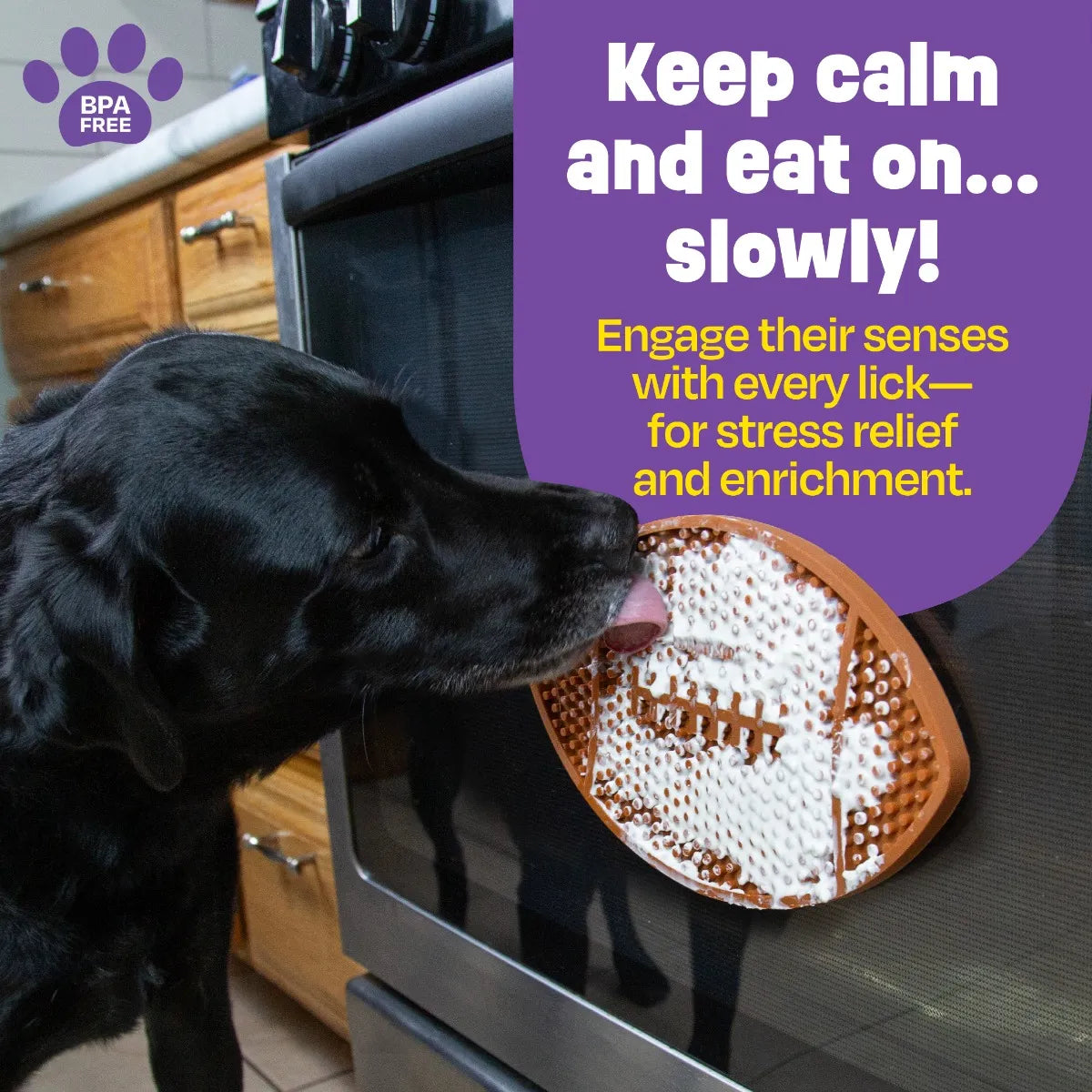 Brightkins - Football Lick Mat