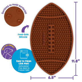 Brightkins - Football Lick Mat