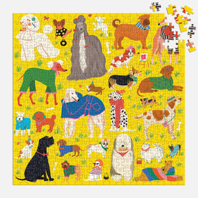 Puzzle Fashionable Dogs