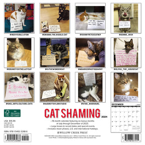 2024 Cat Shaming Calendar