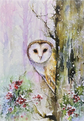 Holiday Cards Woodland Owl