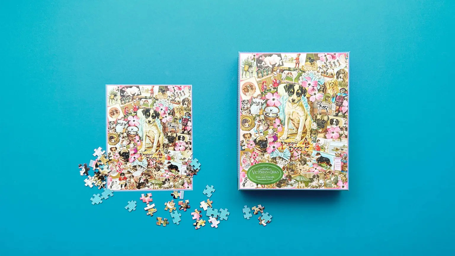 Puzzle Cynthia Hart’s Victoriana Dogs: Fido and Friends