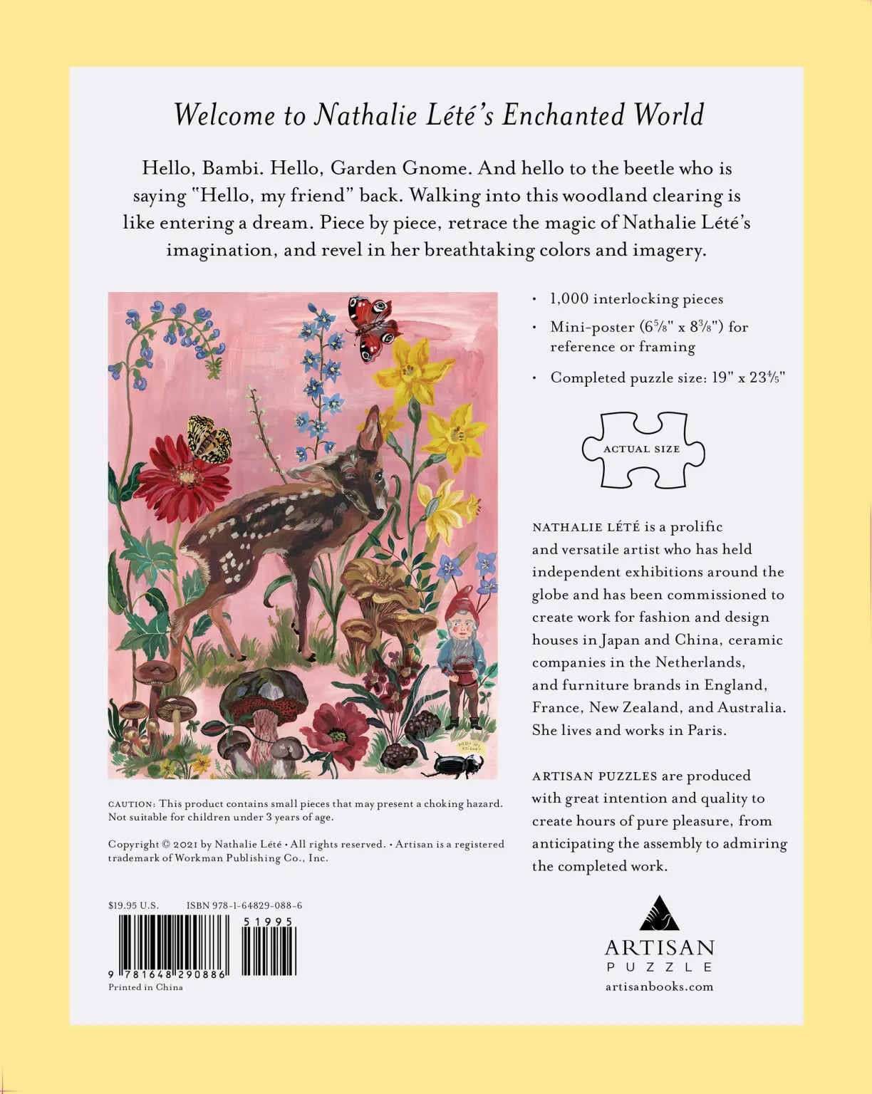 Puzzle Nathalie Lete: Bambi
