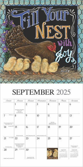 2025 Bless This Nest Calendar