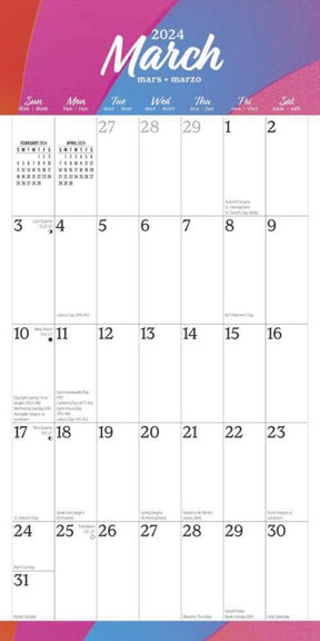 2024 Big & Bright Large Print Calendar