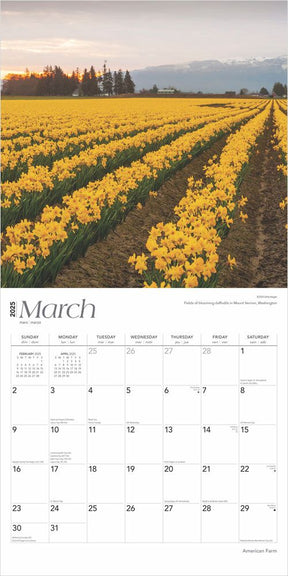 2025 American Farm Calendar