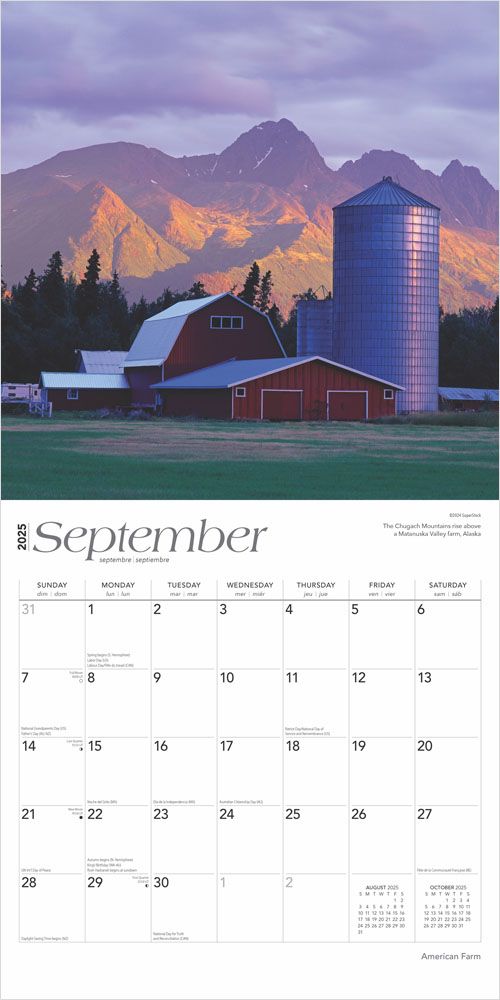 2025 American Farm Calendar