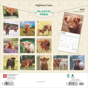 2025 Highland Cows Calendar