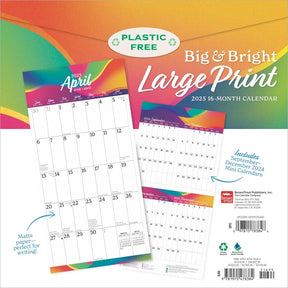 2025 Big & Bright Large Print Calendar