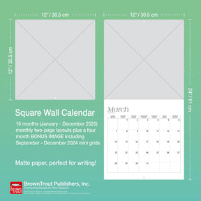 2025 Big & Bright Large Print Calendar