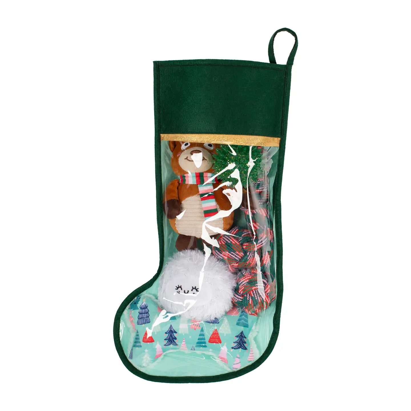 Petshop by Fringe Studio - Dog Toy Stocking Happy Pawlidays