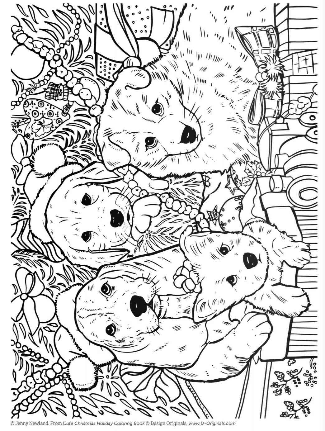 Coloring Book - Cute Christmas