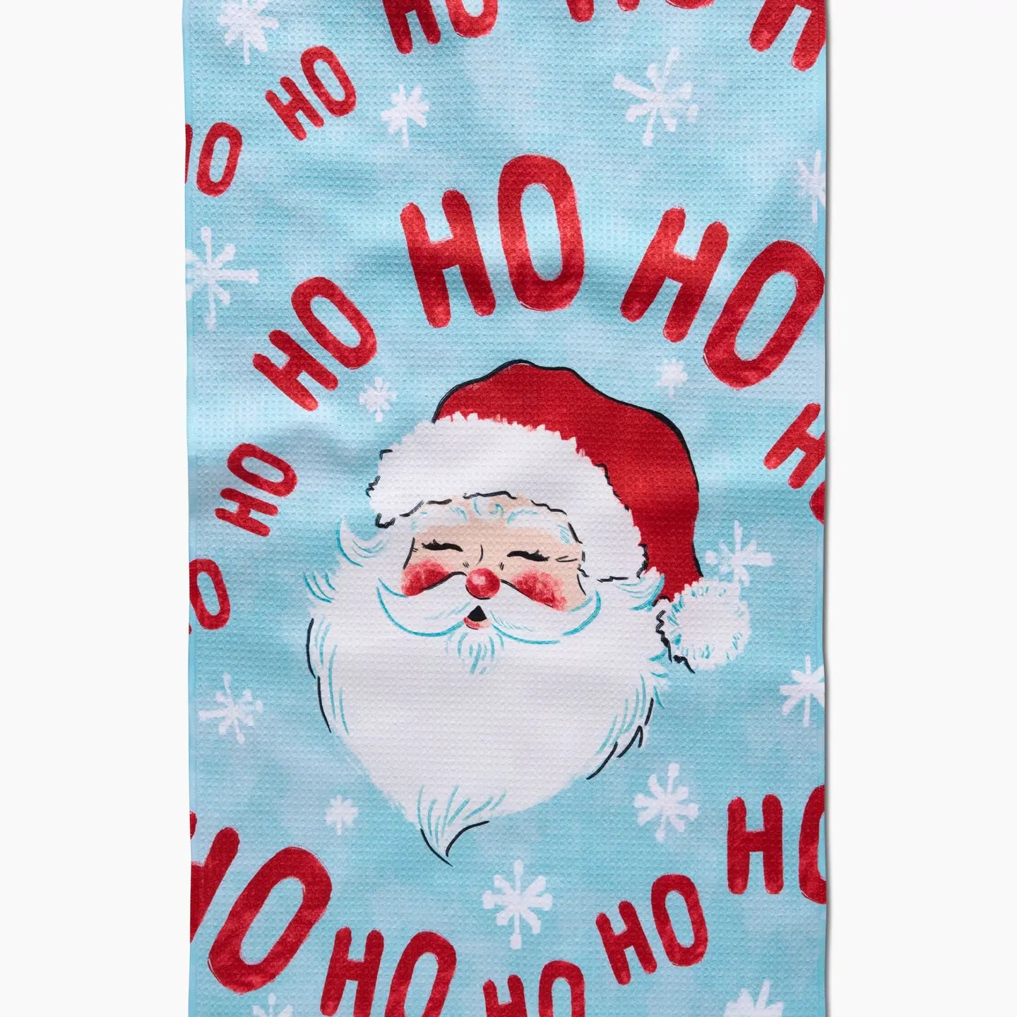 Geometry - Tea Towel Merry Santa Claus
