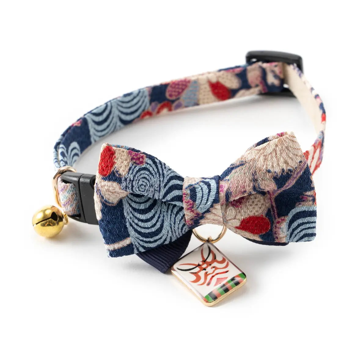 Cat Collar Kabuki Charm Bowtie