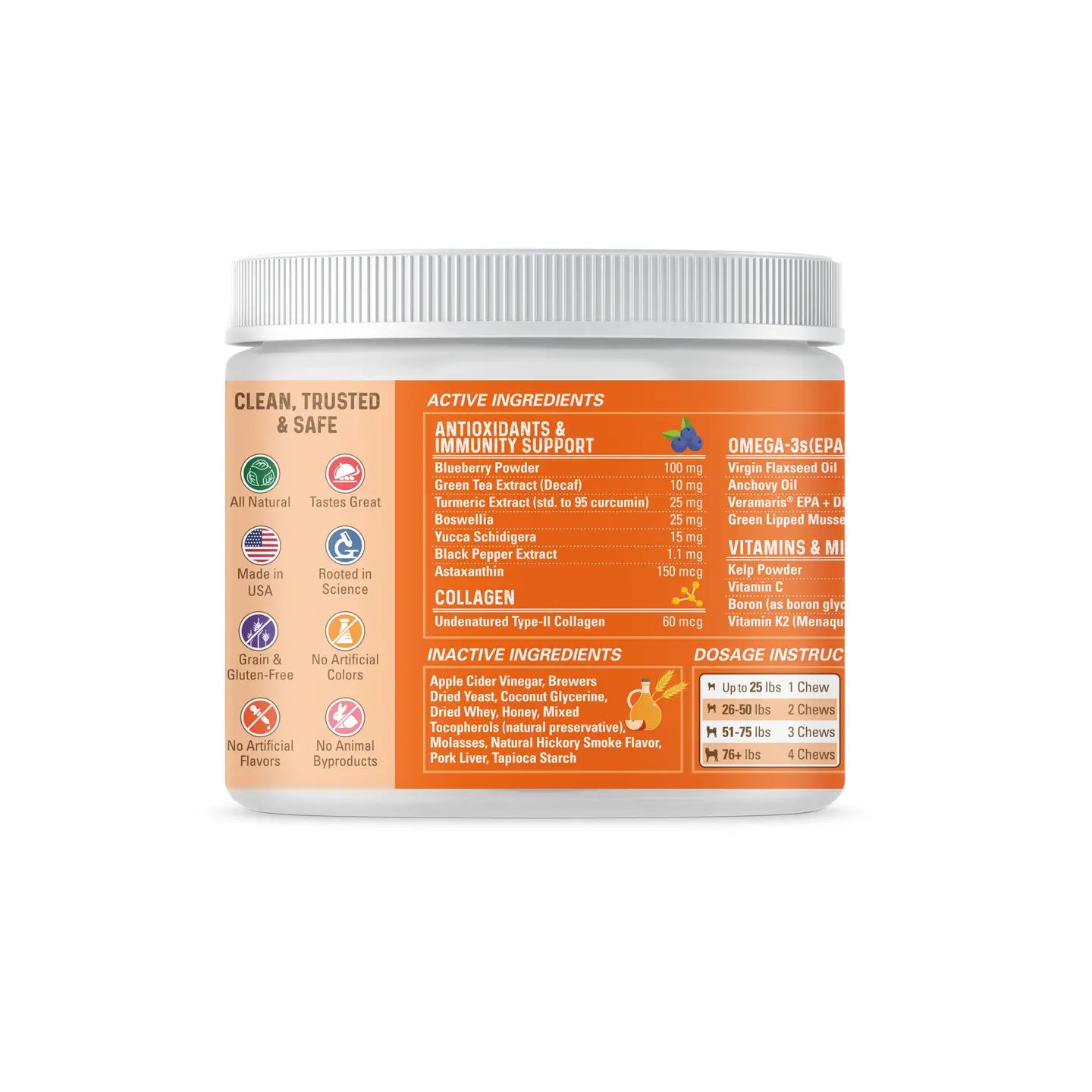 Bernie's Perfect Poop - Bernie's Healthy Hips - 90 count