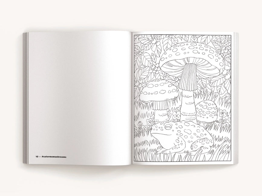 Color Me Mushroom: A Funky Fungi Coloring Book