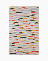 Geometry - Tea Towel Colorful Currents