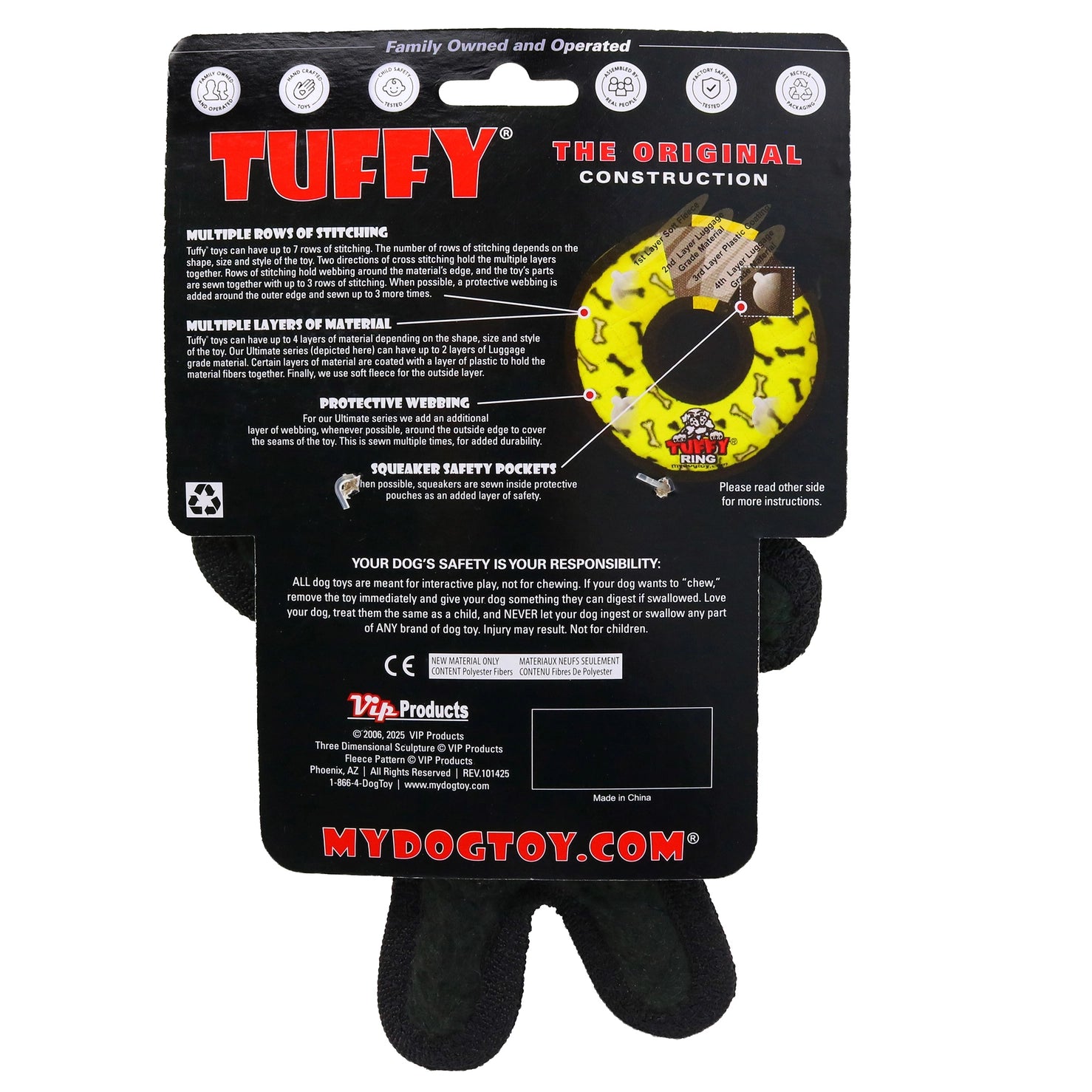 Tuffy Dog Toys - Tuffy Pumpkin Man Halloween