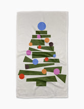 Tea Towel Modern Festive Tree