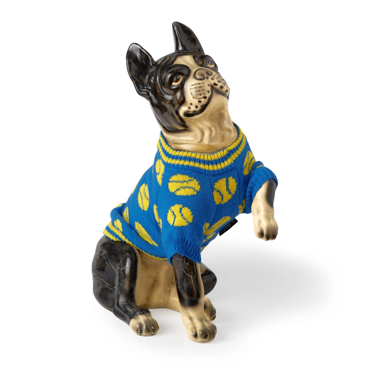 Dog Sweater Brass Monkey Tennis Balls