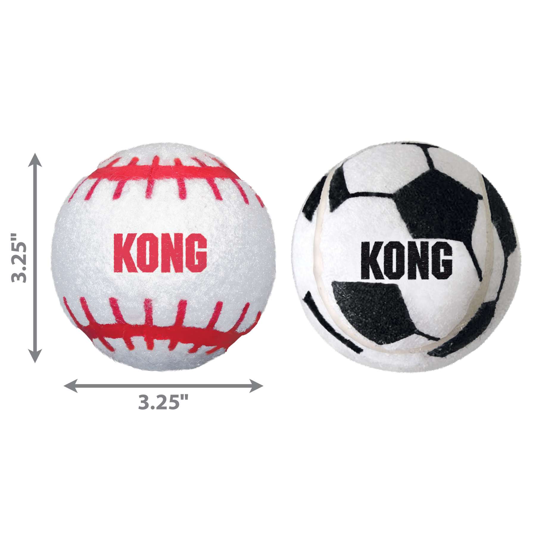 KONG SPORT BALLS 2-PK