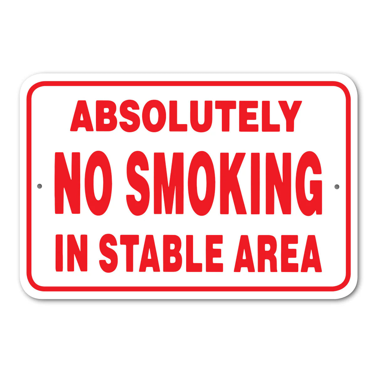 Noble Beasts - Sign Absolutely No Smoking In Stable Area